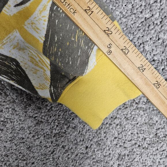 Nike Hoodie Mens Large Yellow AOP Swoosh Logo Pullover DB4607-761 - Picture 8 of 14